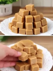sweet milk fudge squares