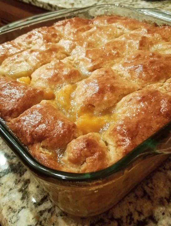 Triple Crust Peach Cobbler