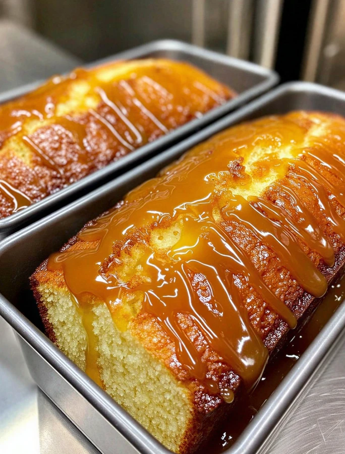 Warm Sunday-Table Lemon Drizzle Pound Cake