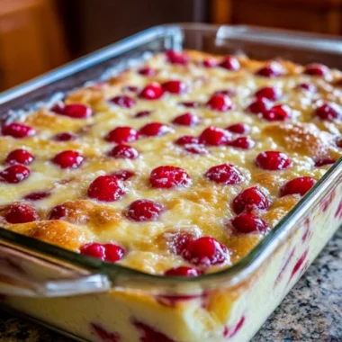 3ingredient Cherry Cheesecake Bars