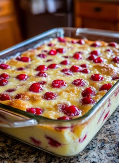 3ingredient Cherry Cheesecake Bars
