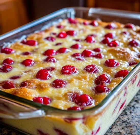 3ingredient Cherry Cheesecake Bars