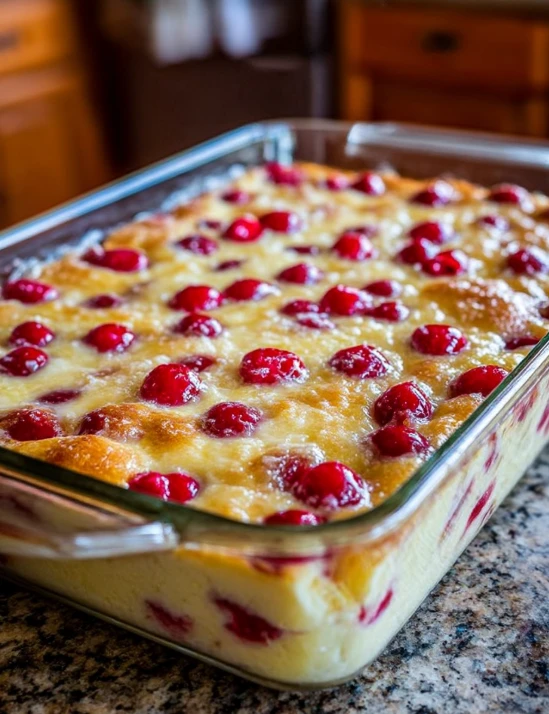 3-Ingredient Cherry Cheesecake Bars