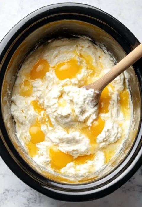 4ingredient Overnight Slow Cooker Yogurt Breakfast Custard