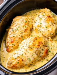5-Ingredient Slow Cooker Angel Chicken with Italian Dressing Mix