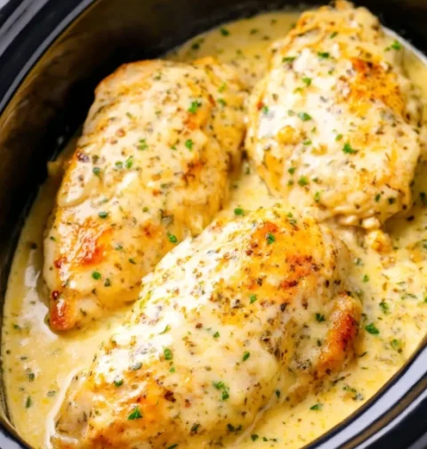 5ingredient Slow Cooker Angel Chicken Italian Dressing Mix