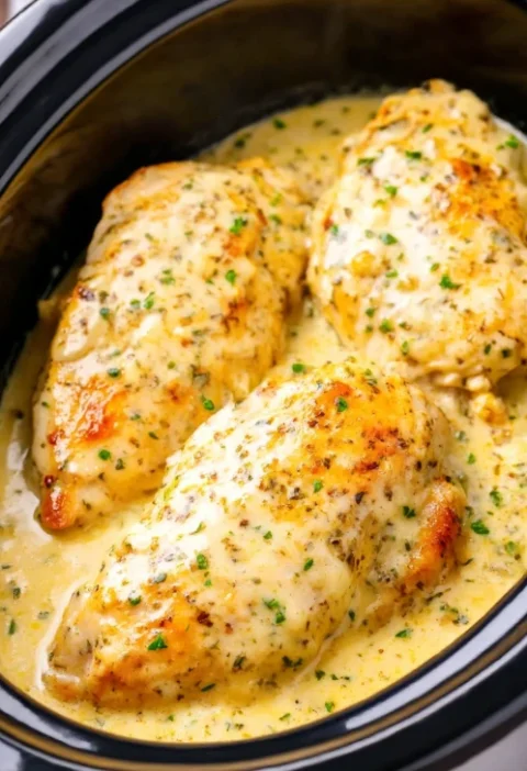5ingredient Slow Cooker Angel Chicken Italian Dressing Mix