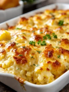 Amish 4-Ingredient Creamy Holiday Bake Casserole