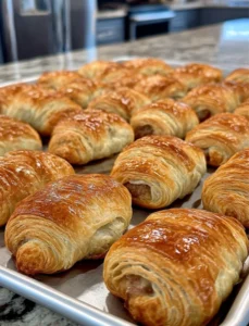 baked sausage cream cheese crescents