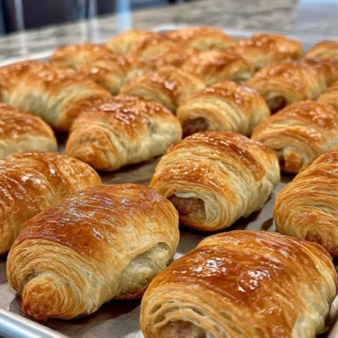 Baked Sausage Cream Cheese Crescents