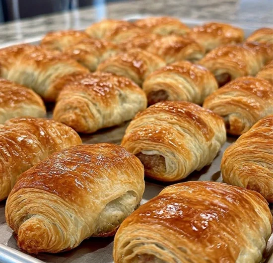 Baked Sausage Cream Cheese Crescents