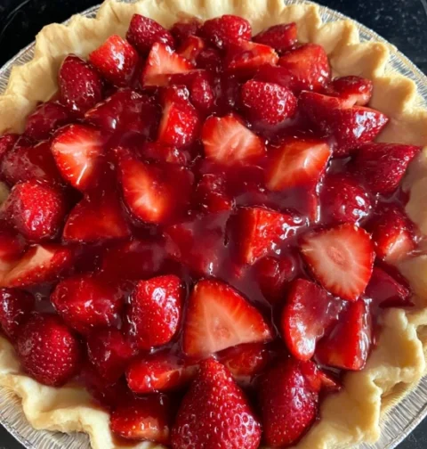 Big Boys Fresh Strawberry Pie