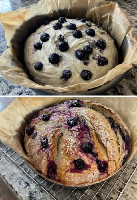 Blueberry Cream Cheese Loaf