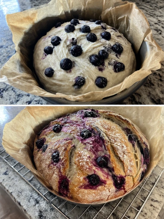 Blueberry Cream Cheese Loaf
