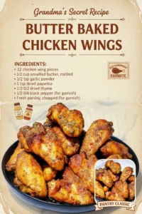 butter baked chicken wings