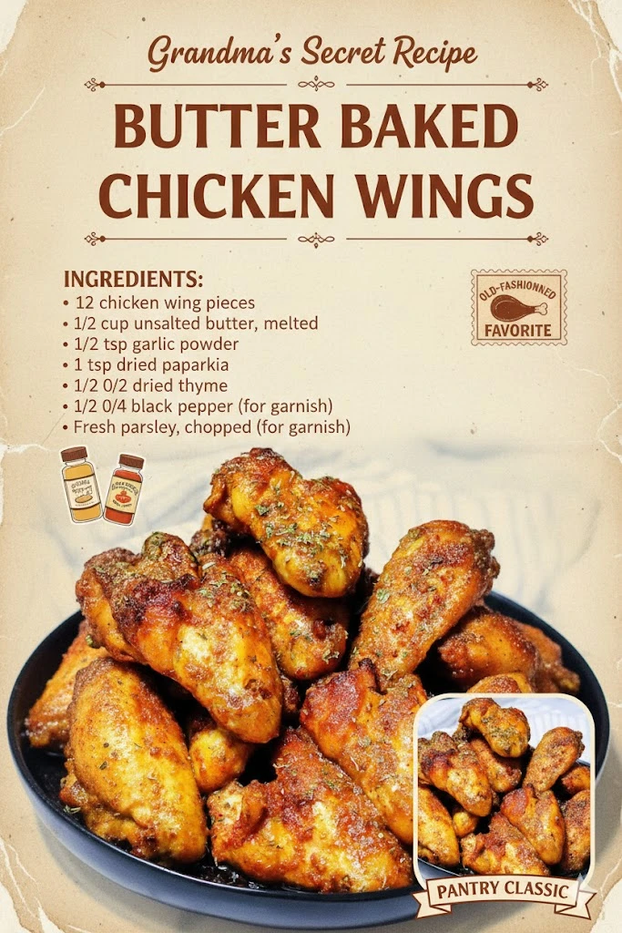 Butter Baked Chicken Wings