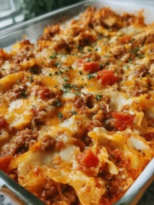 Cabbage Beef Bake