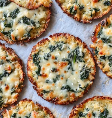 Cauliflower Spinach Taco Shells
