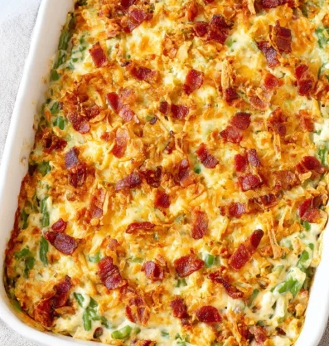 Cheesy Green Bean Casserole