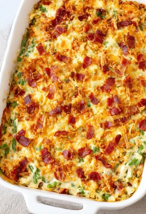 Cheesy Green Bean Casserole