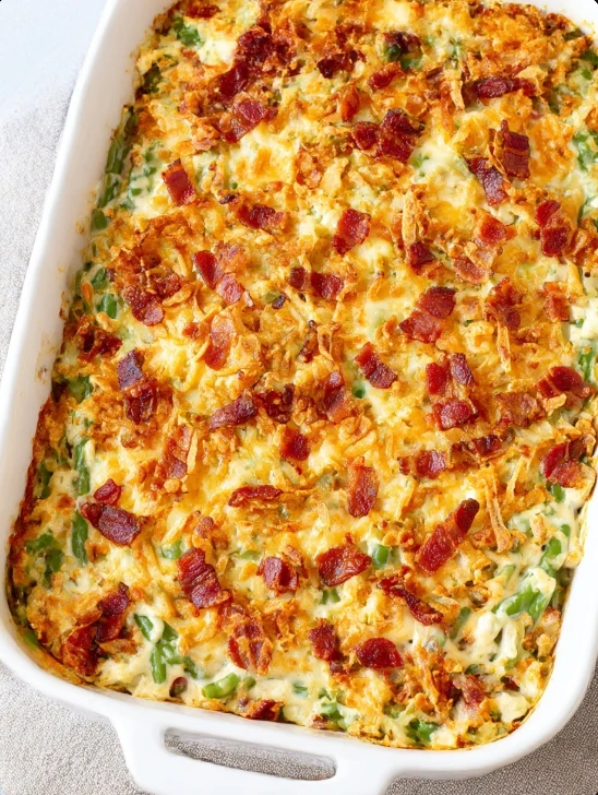 Cheesy Green Bean Casserole