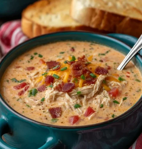 Cheesy Rotel Chicken Soup