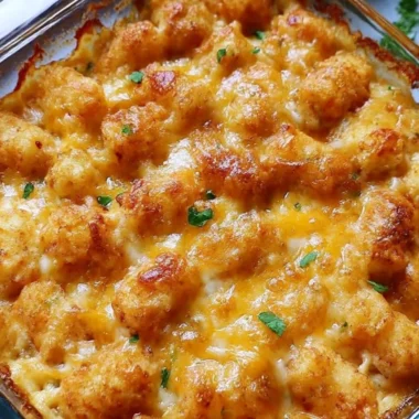 Cheesy Tater Tot Casserole