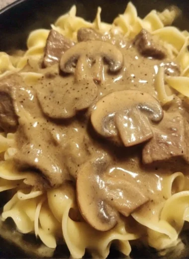 Church Supper Beef Stroganoff Casserole