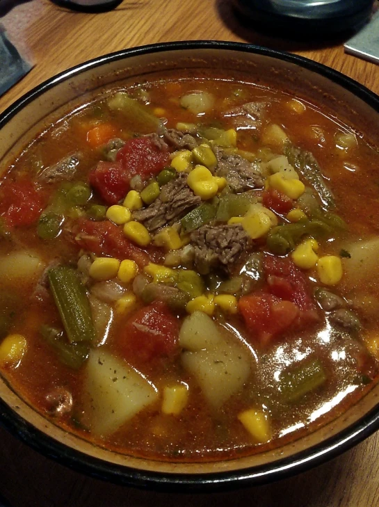 Classic Diner Vegetable Beef Soup – Made-From-Scratch