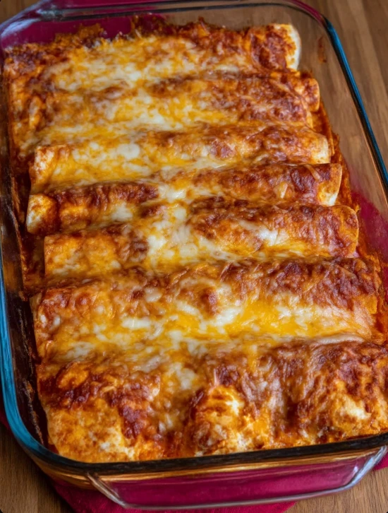 Cottage Cheese Chicken Enchiladas