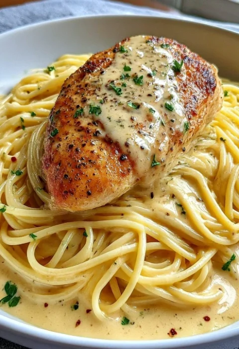 Creamy Angel Chicken Pasta