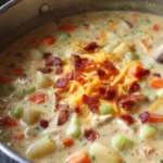 Chicken Pot Pie Noodle Skillet