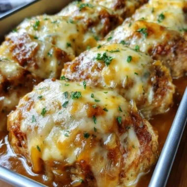 Crock Pot French Onion Meatloaf