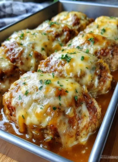Crock Pot French Onion Meatloaf