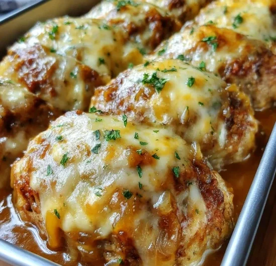 Crock Pot French Onion Meatloaf