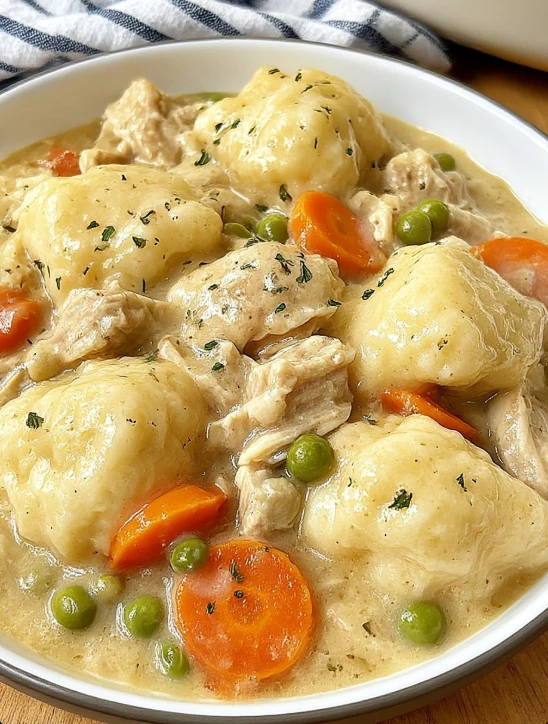 CrockPot Chicken and Dumplings