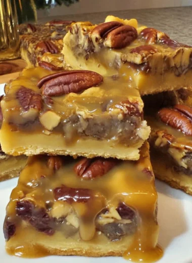 Familyfavorite Homemade Caramel Pecan Brownies
