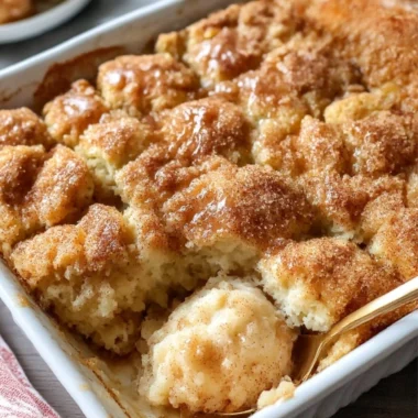Festive Familyfavorite Snickerdoodle Cobbler