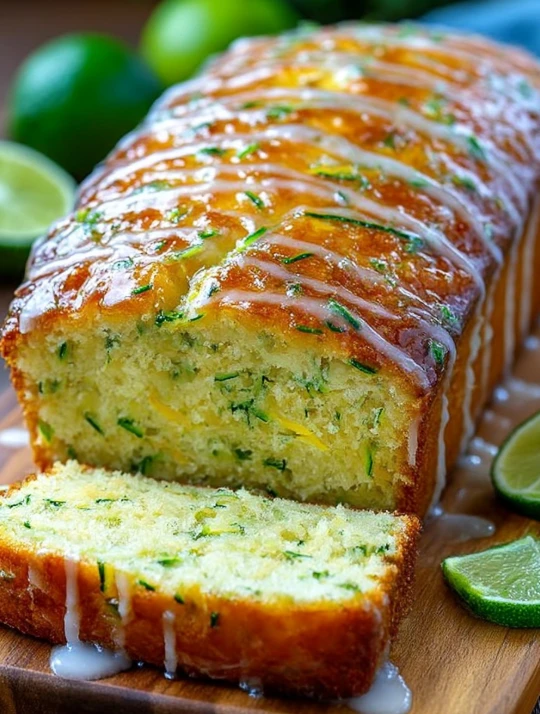 Festive Family-Favorite Coconut Lime Loaf Cake