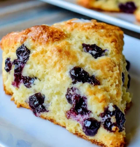 Fresh Blueberry Lemon Scones