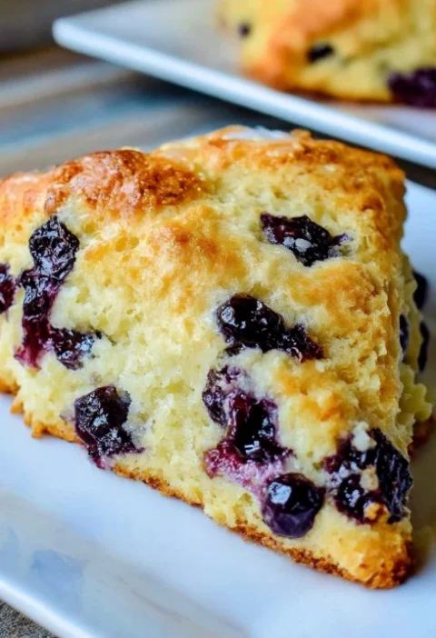 Fresh Blueberry Lemon Scones