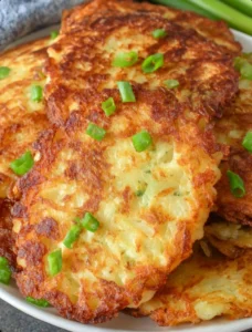 irish boxty (crispy fried potato cakes)