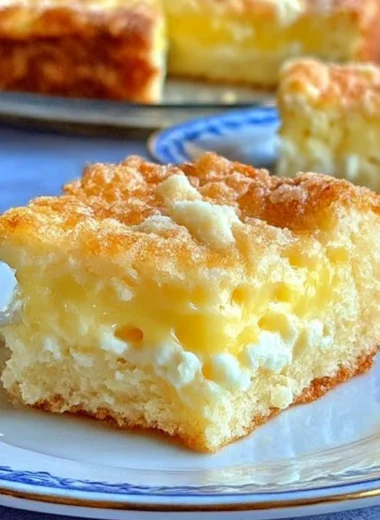 Lemon Cream Cheese Dump Cake