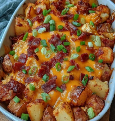 Loaded Chicken Potatoes
