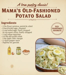 mama’s old-fashioned potato salad