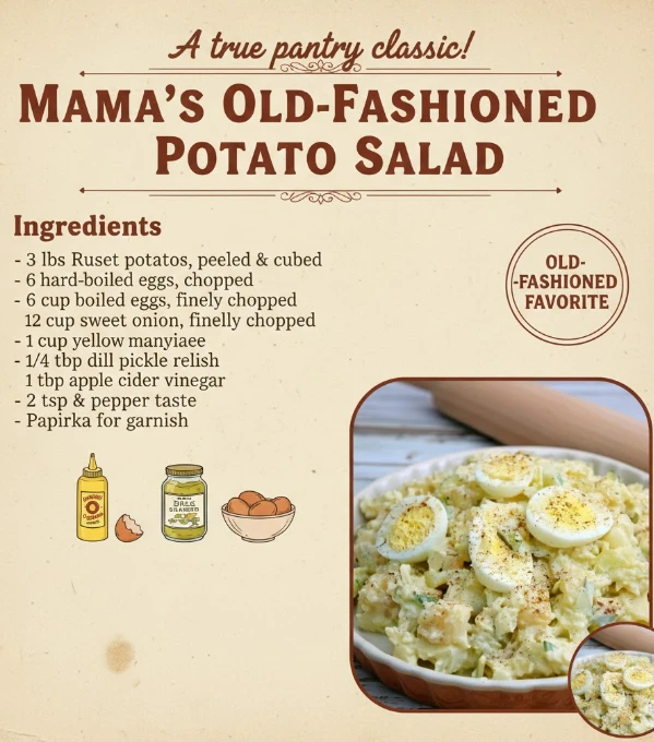 Mamas Oldfashioned Potato Salad