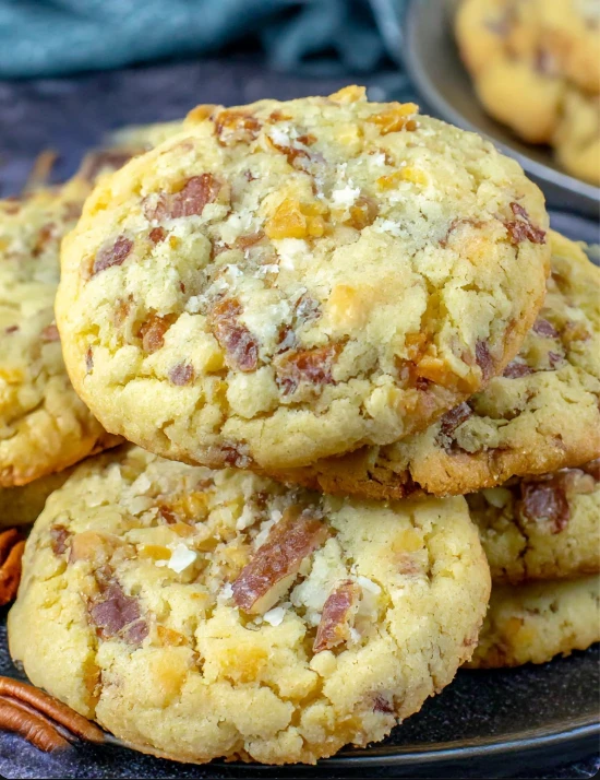 Melt Your Mouth Toffee Pecan Cookies