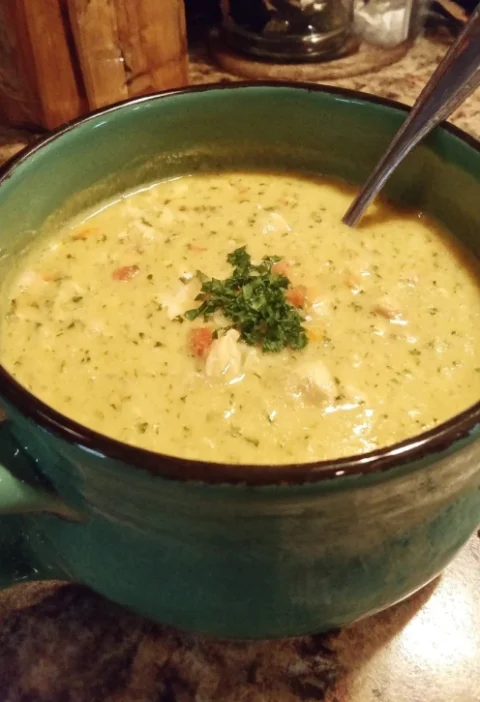 Mimis Loaded Potato Soup Crockpot Version