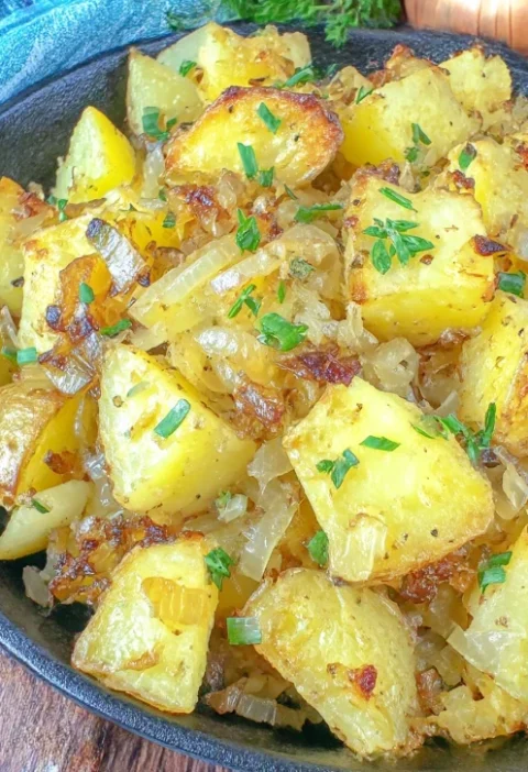 Moms Fried Potatoes Onions