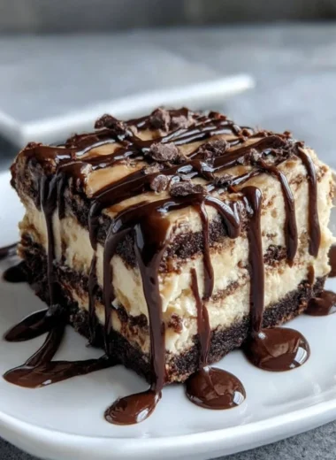 Oldfashioned Family Chocolate Peanut Butter Lasagna